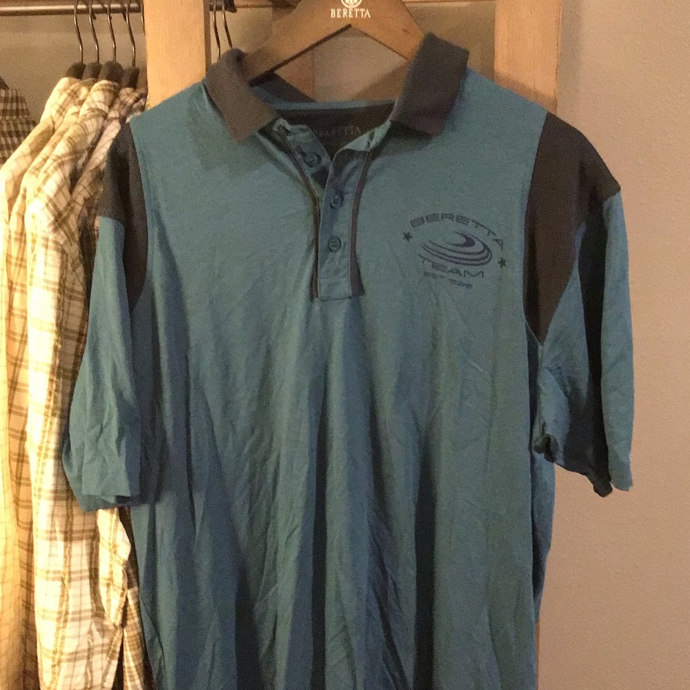 Size Medium - Beretta cotton and mesh Shooting polo